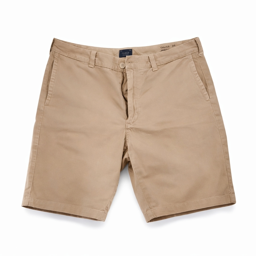 J. Crew Men's Tan Flat Front Shorts